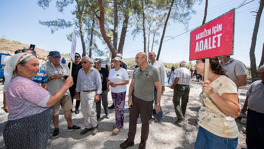 Başkan Soyer Akbelen’de