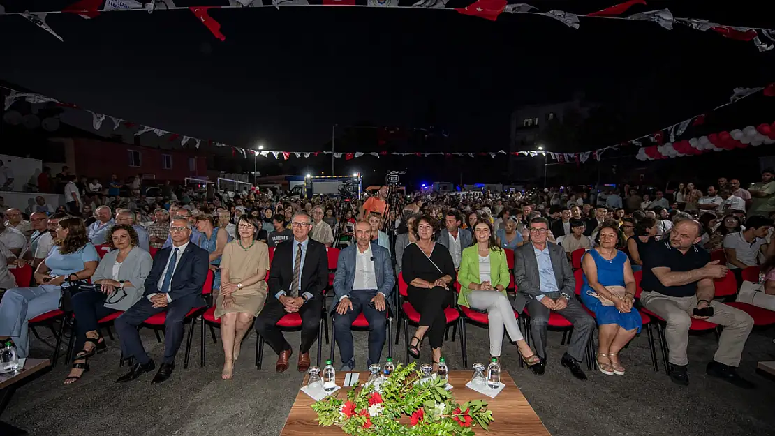 Başkan Soyer Sarnıç Meydanı Açılışına katıldı