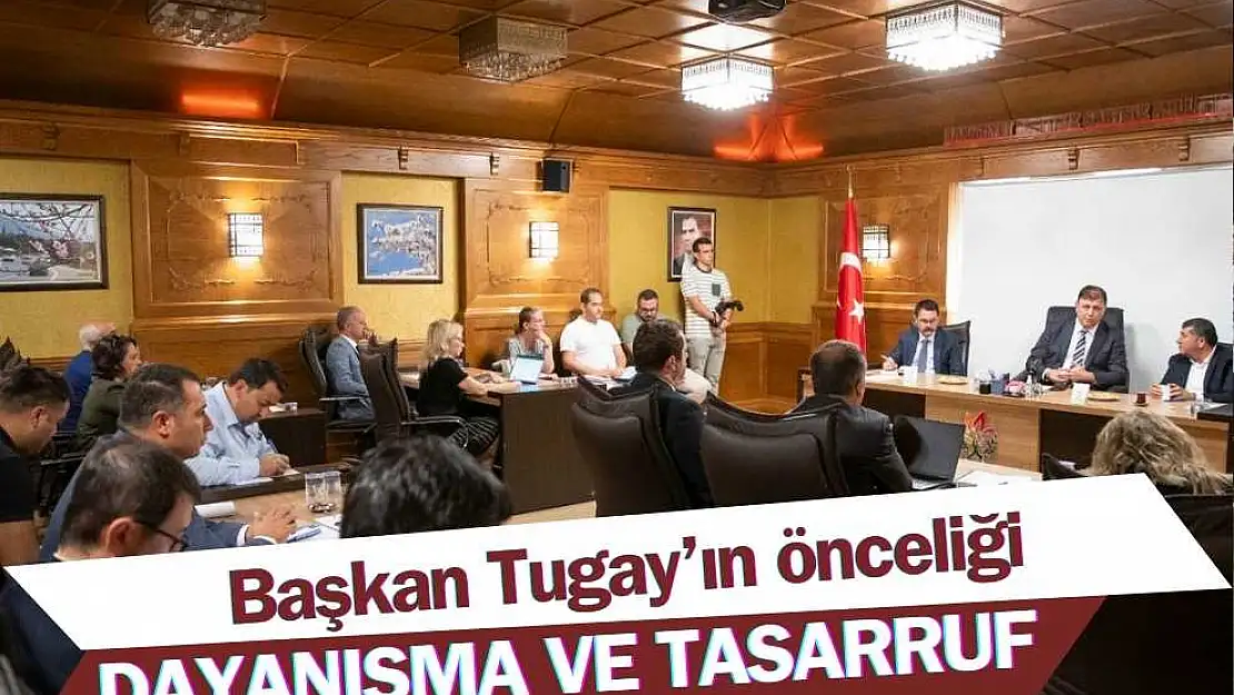 Başkan Tugay'ın önceliği dayanışma ve tasarruf