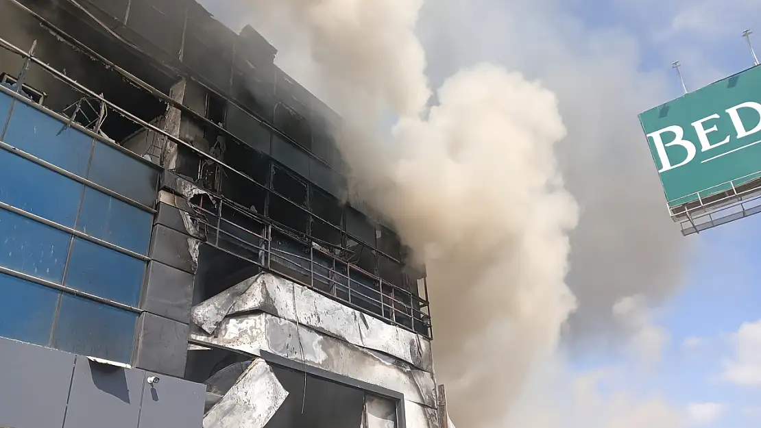 Başkent'te fabrika yangını