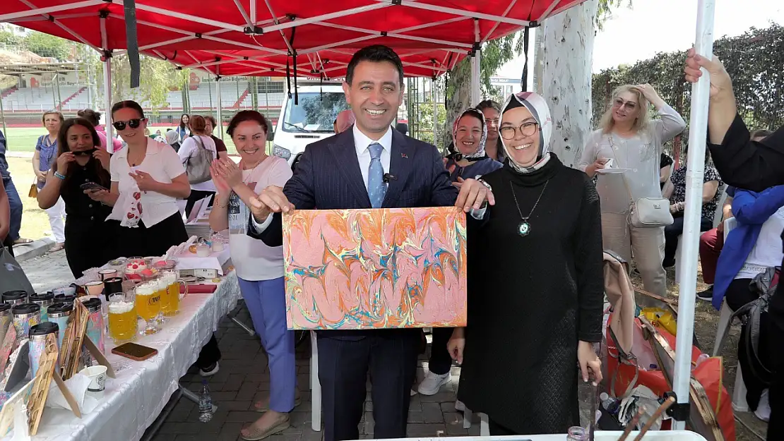 Bayraklı'da üreten kadınlar fark yarattı!