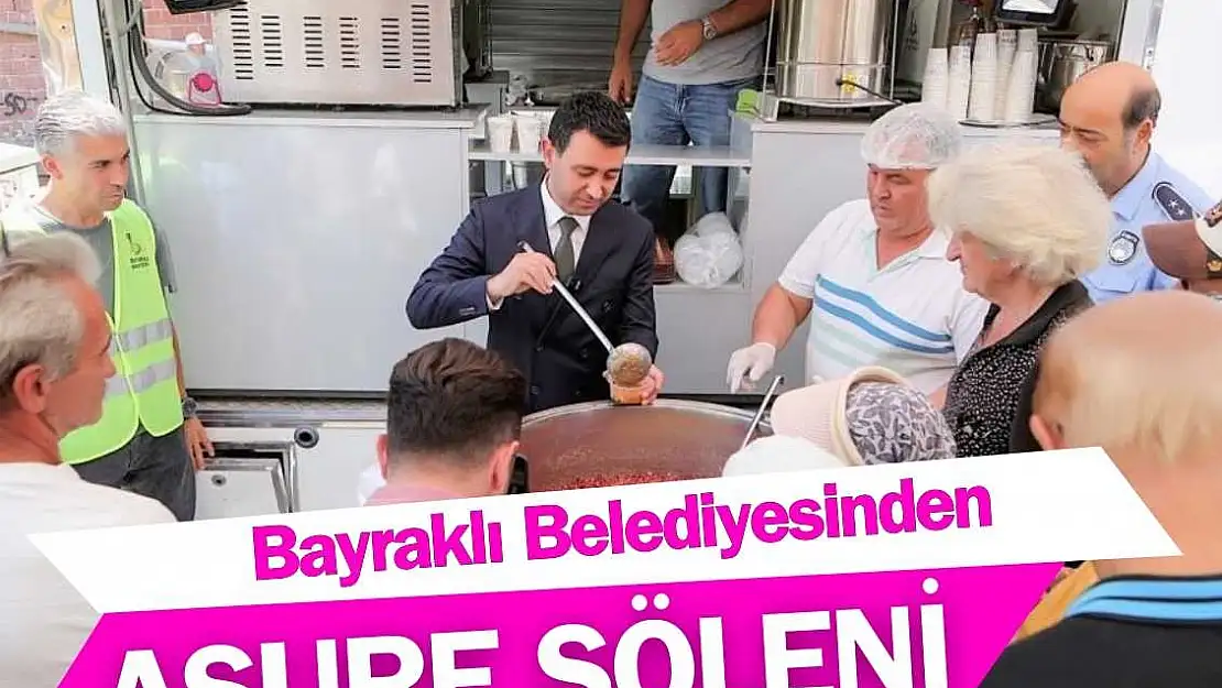 Bayraklı’da aşure şöleni