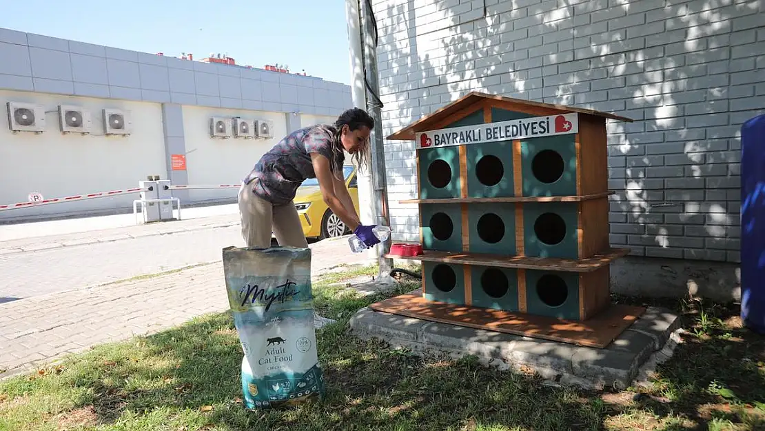 Bayraklı’dan can dostlar için çağrı