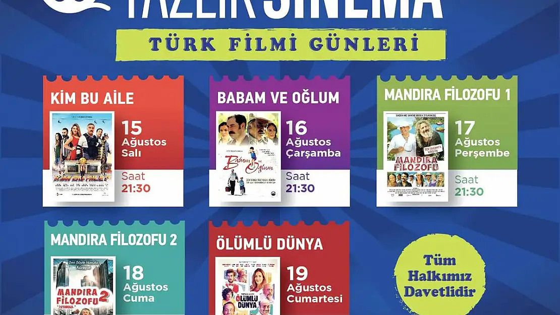 Bergama’da yazlık sinema günleri başlıyor