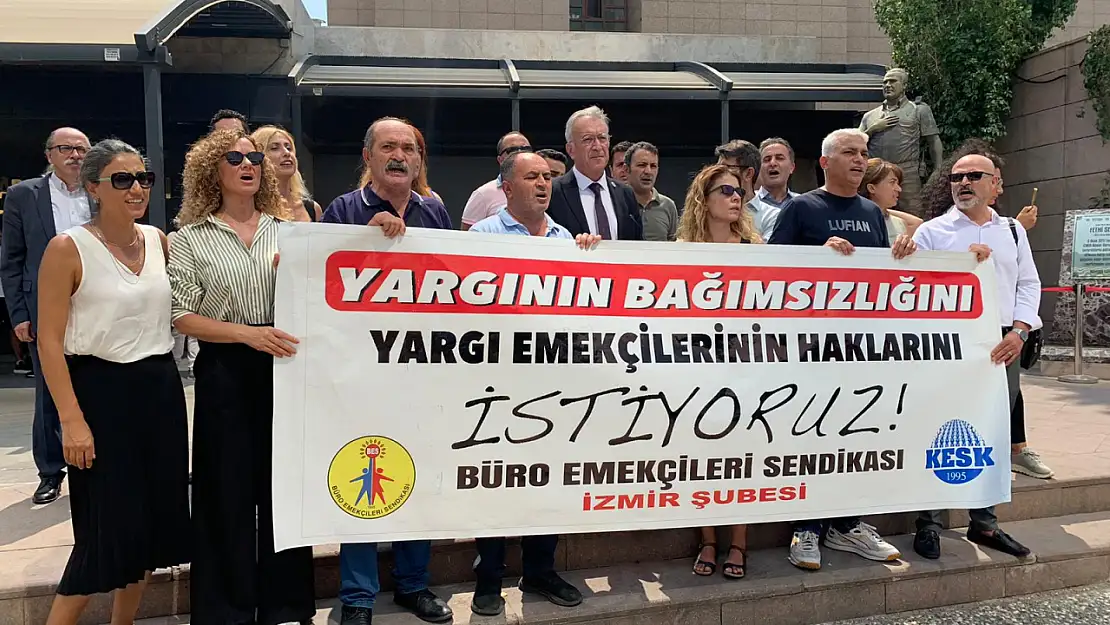 BES İzmir'den yeni adli yılın ilk gününde yargı emekçileri için çağrı!