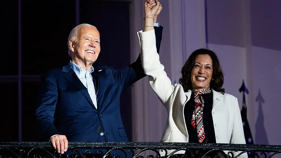 Biden’dan başkanlık yarışında yardımcısı Kamala Harris’e destek