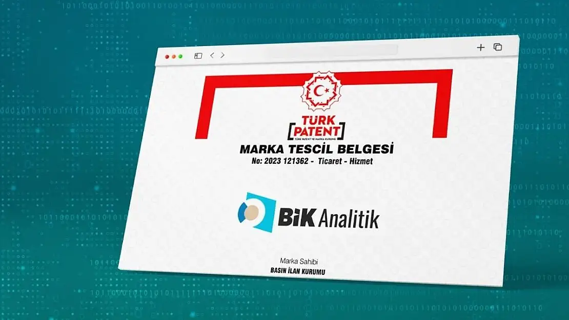 BİK Analitik marka tescil belgesi aldı!