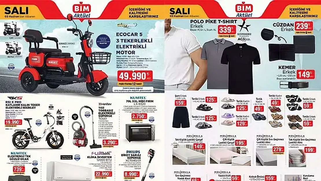 BİM bu ürünleri 59 TL'ye satacak: Giden çantasına dolduracak