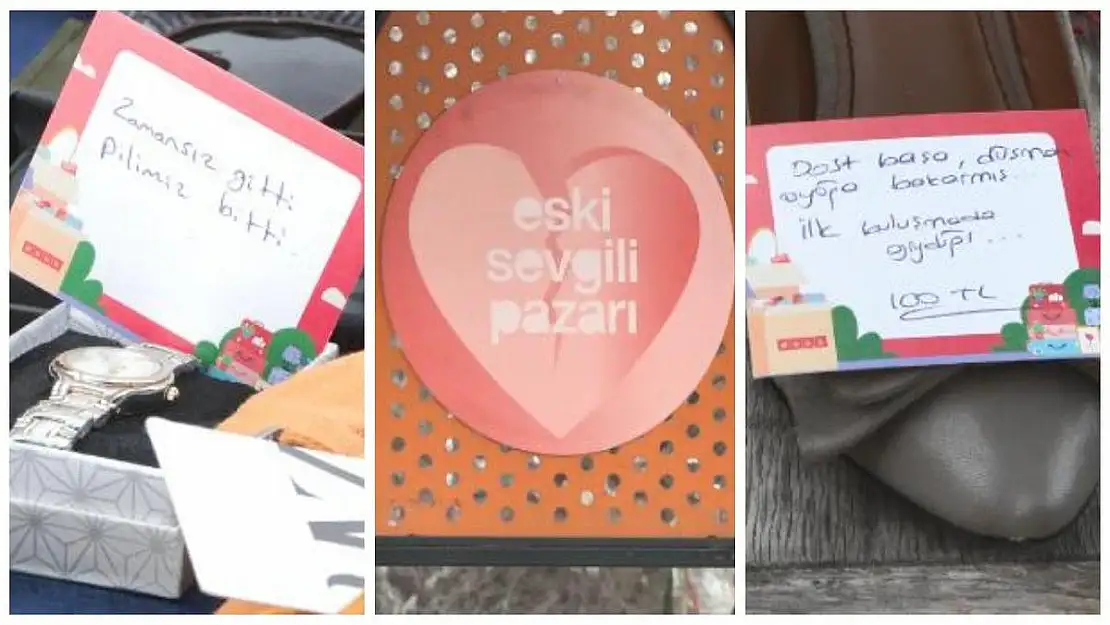 Biten aşkların hatıraları tezgahlarda satılıyor!