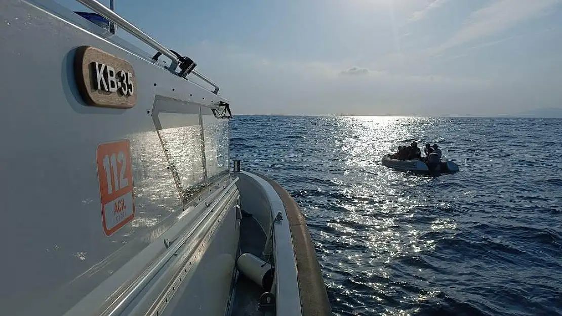 Bodrum açıklarında düzensiz göçmenler yakalandı