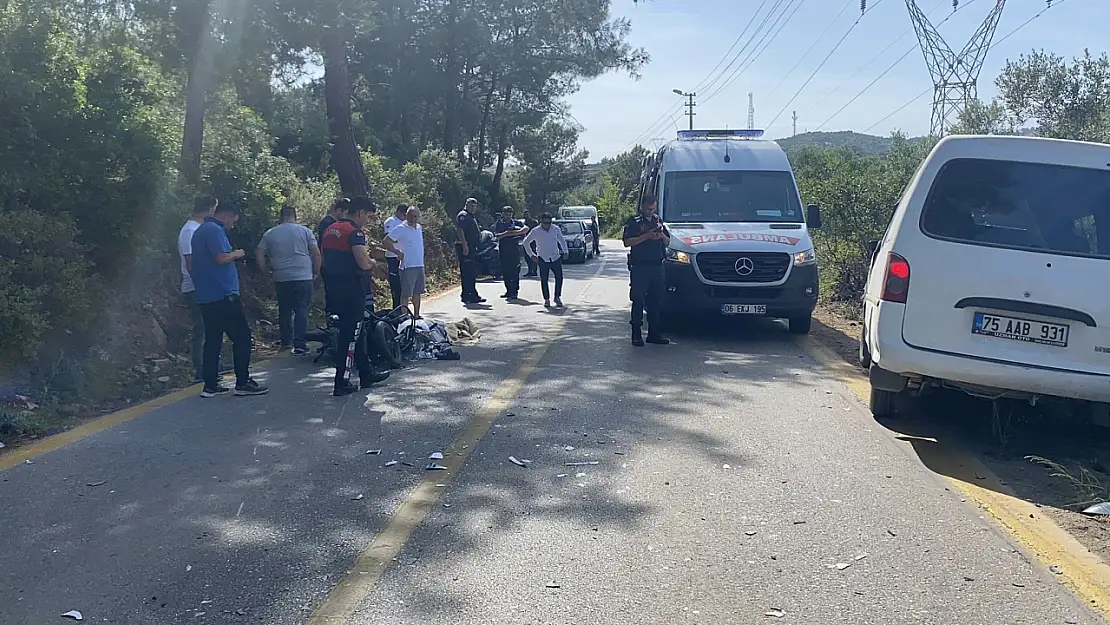 Bodrumda feci motosiklet kazası! 1 ölü 1 yaralı