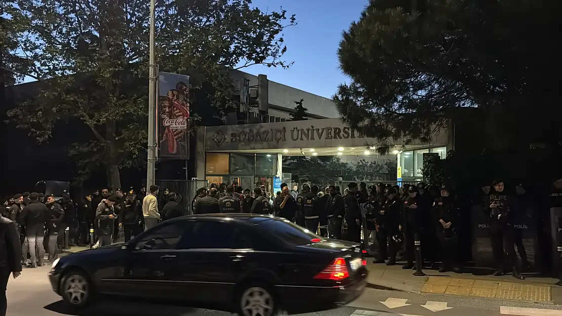 Boğaziçi Üniversitesi'nde olaylı protesto