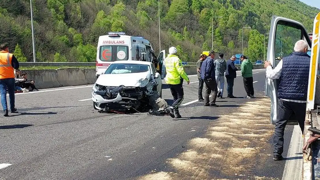 Bolu Dağı Tüneli’nde zincirleme kaza meydana geldi