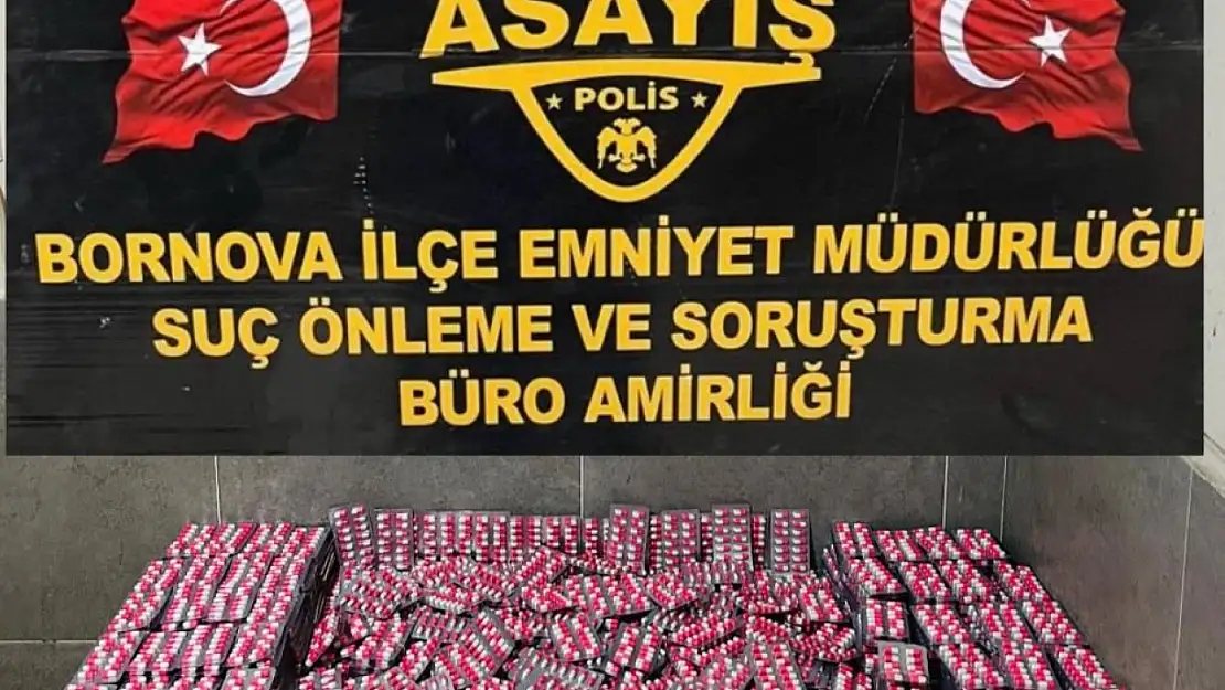 Bornova'da bir iş yerine uyuşturucu operasyonu