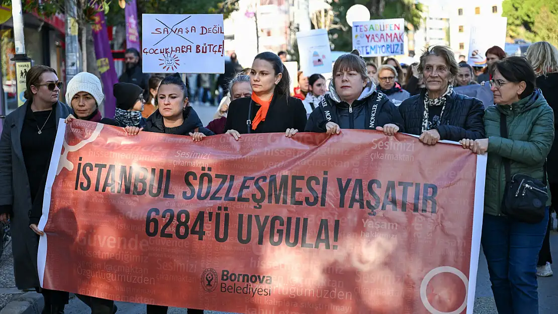 Bornova'da kadınlar ses yükseltti