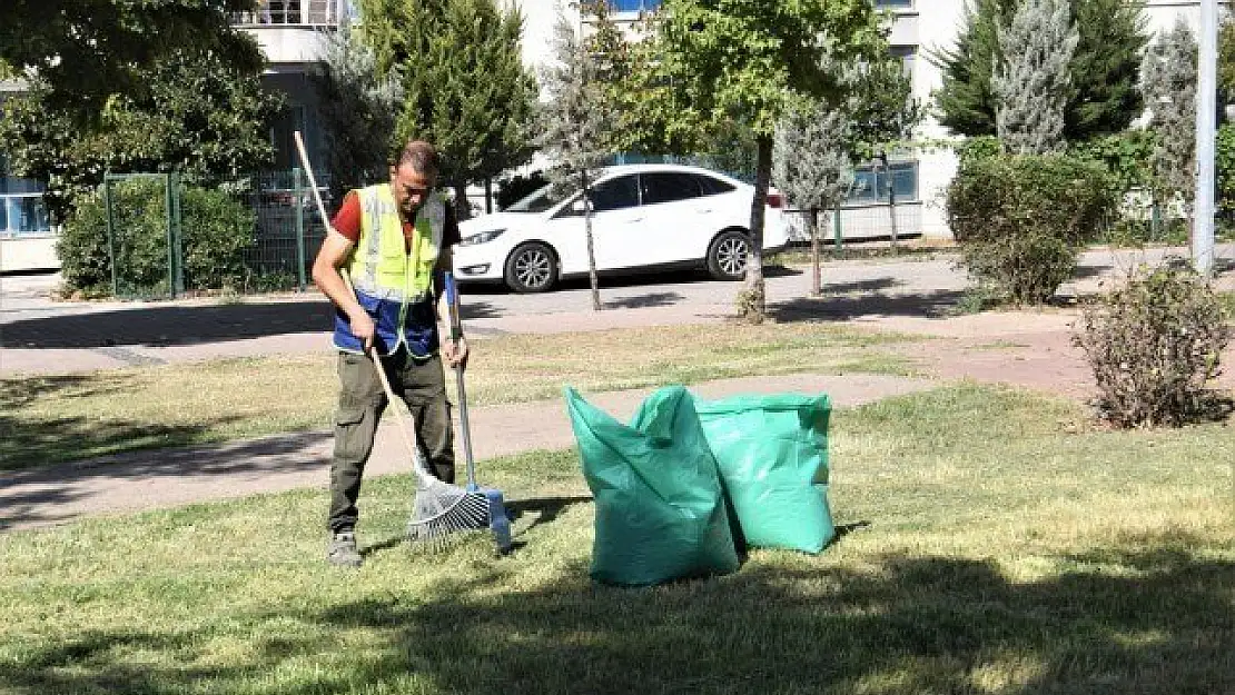 Bornova’da parklara titiz bakım