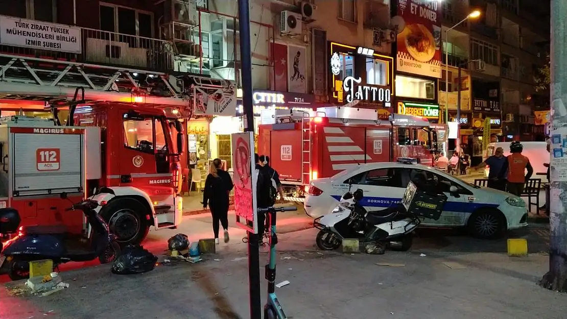 Bornova’da yangın!