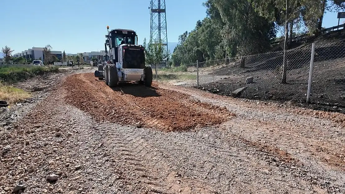 Bornova'da yeni yol çalışması