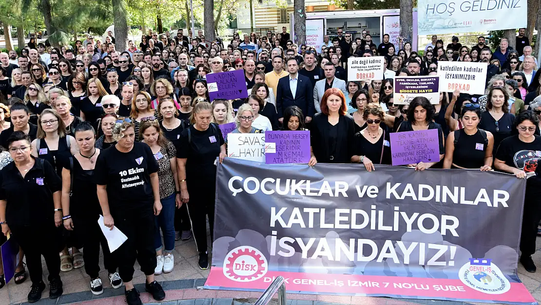 Bornovalı kadınlardan unutulmayacak mesaj: Yaşamak istiyoruz!