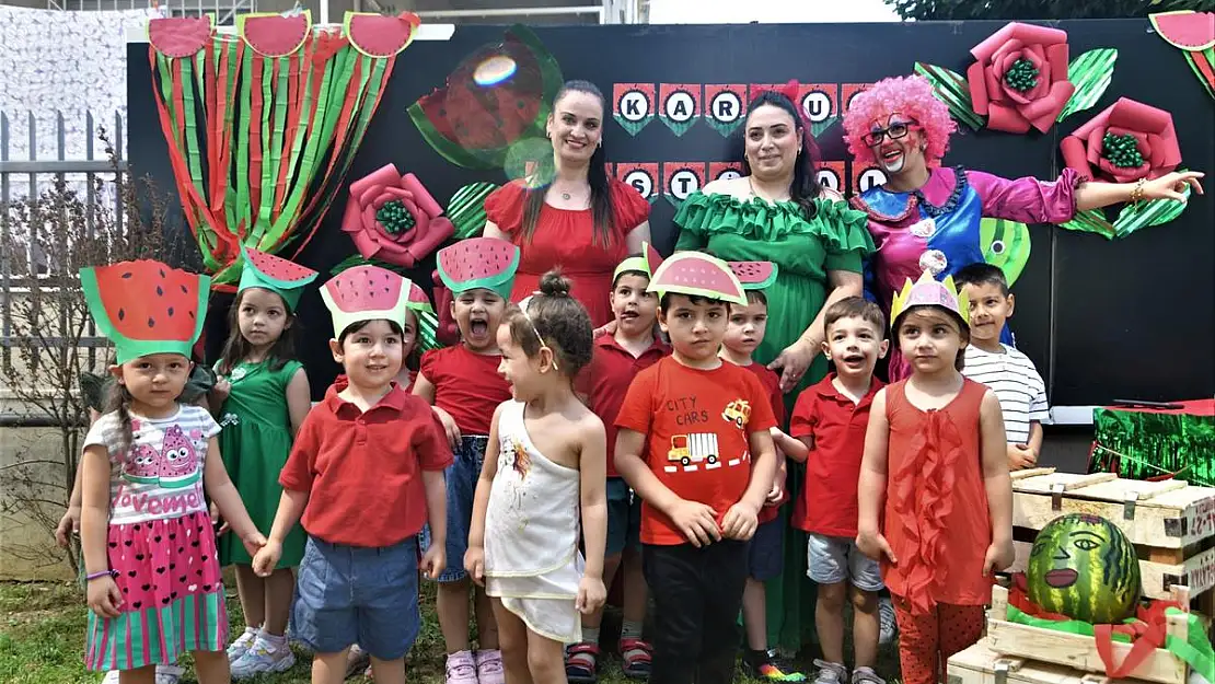 Bornovalı minikler Karpuz Festivali'nde