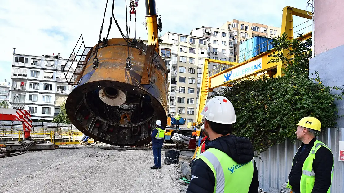 Buca Metrosu'nda köstebek mesaisi başlıyor