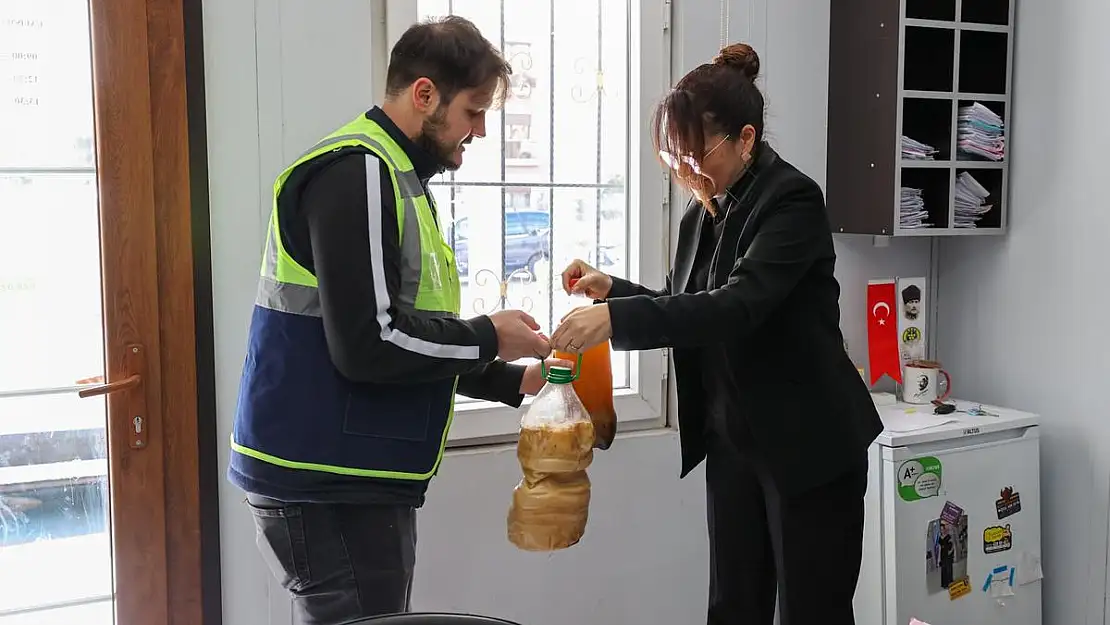 Buca'da 1 yılda 4 bin 412 litre atık yağ toplandı