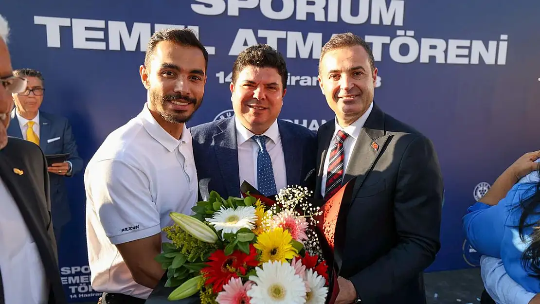 Buca’da Sporium Spor Kompleksi temel atma töreni yapıldı