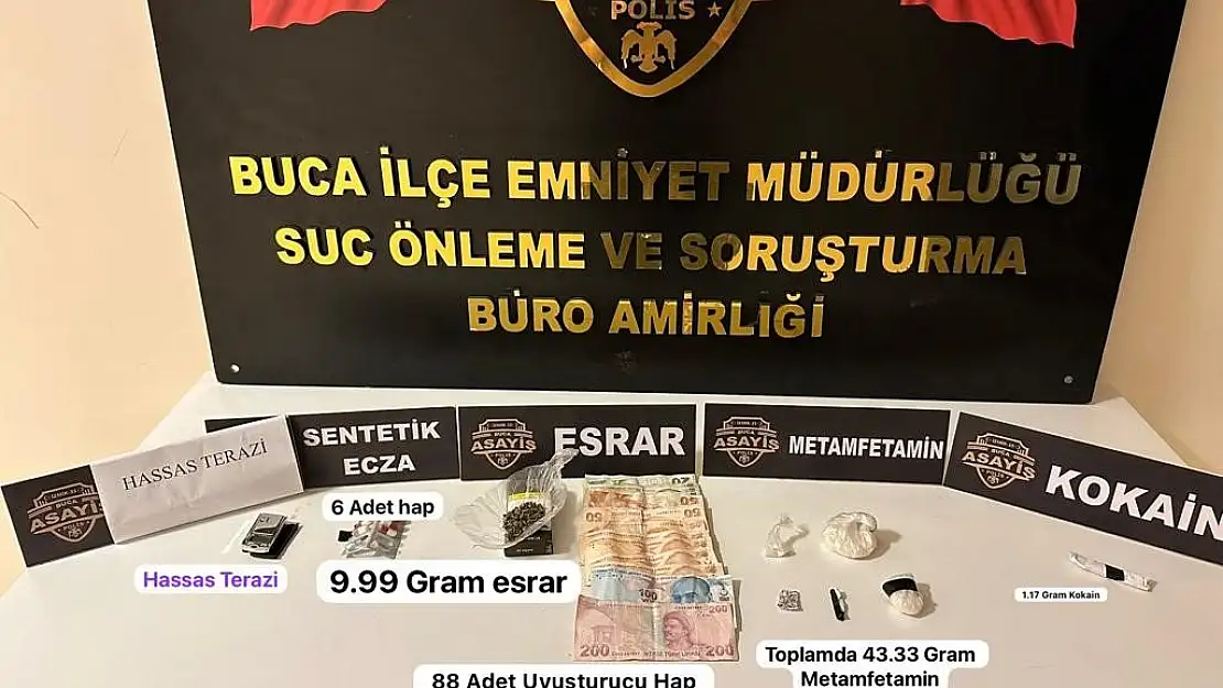 Buca’da zehir evine operasyon!