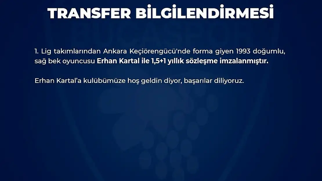 Bucaspor 1928’den 2 transfer