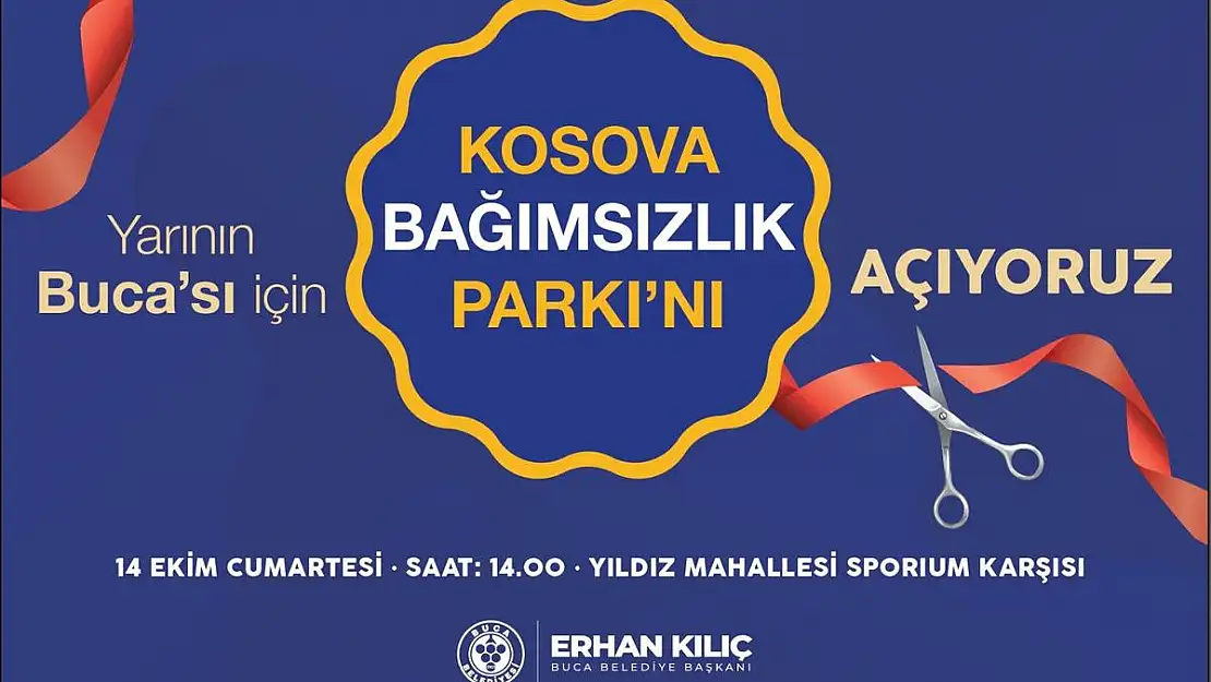 Buca'ya Kosova Bağımsızlık Parkı