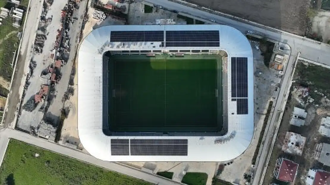 Büyükşehir Tire Atatürk Stadyumu'nun çatısına GES  kuruyor