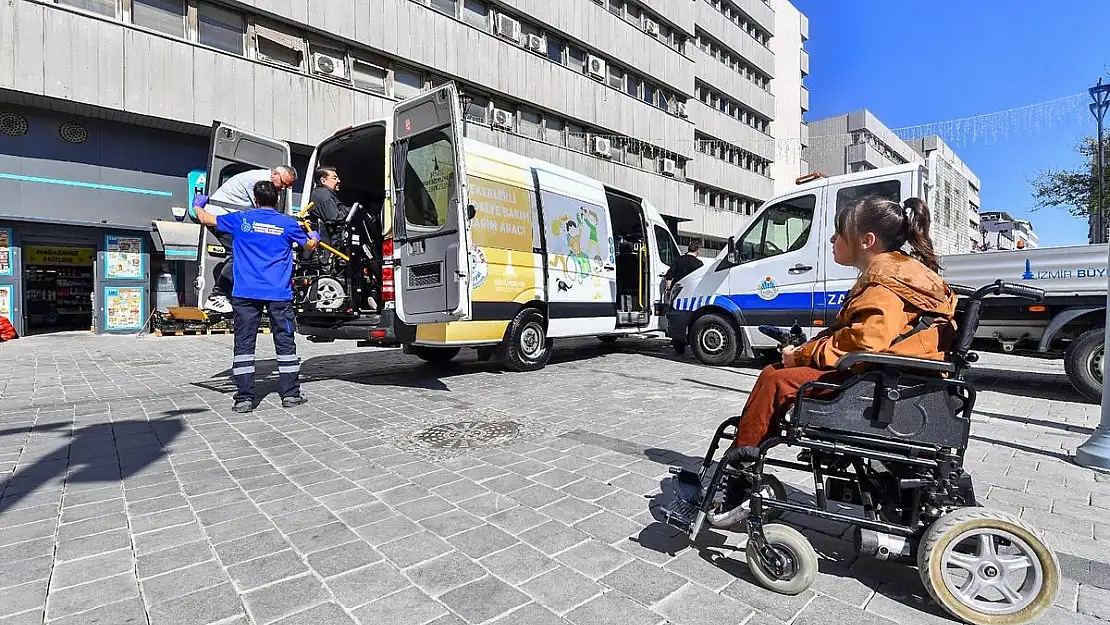 Büyükşehir’den 'engelsiz yaşam' için yol yardım desteği