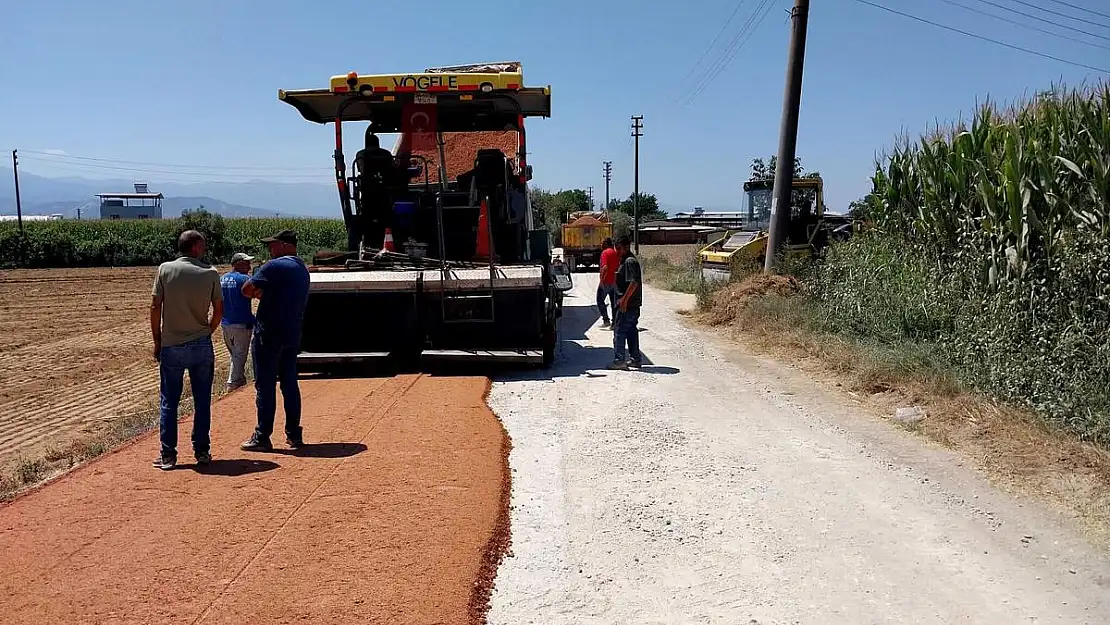 Büyükşehir’den Ödemiş’e asfalt hamlesi sürüyor