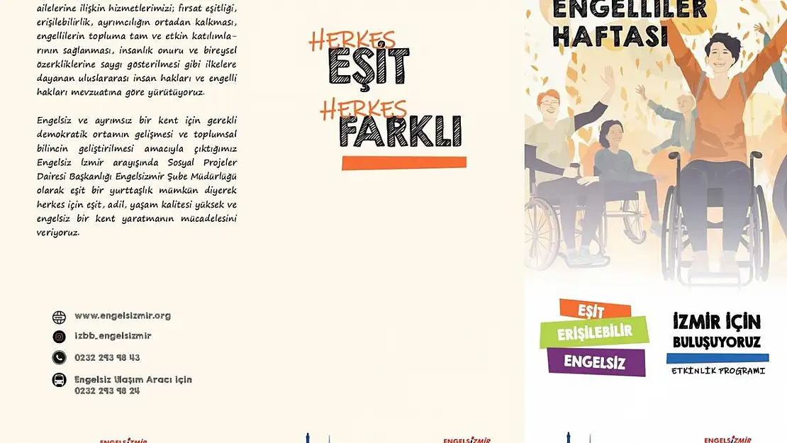 Büyükşehir'in Engelliler Haftası etkinlik programı belli oldu