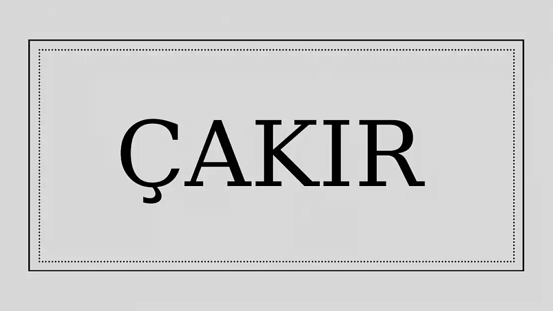Çakıl isminin anlamı ve kökeni nedir?