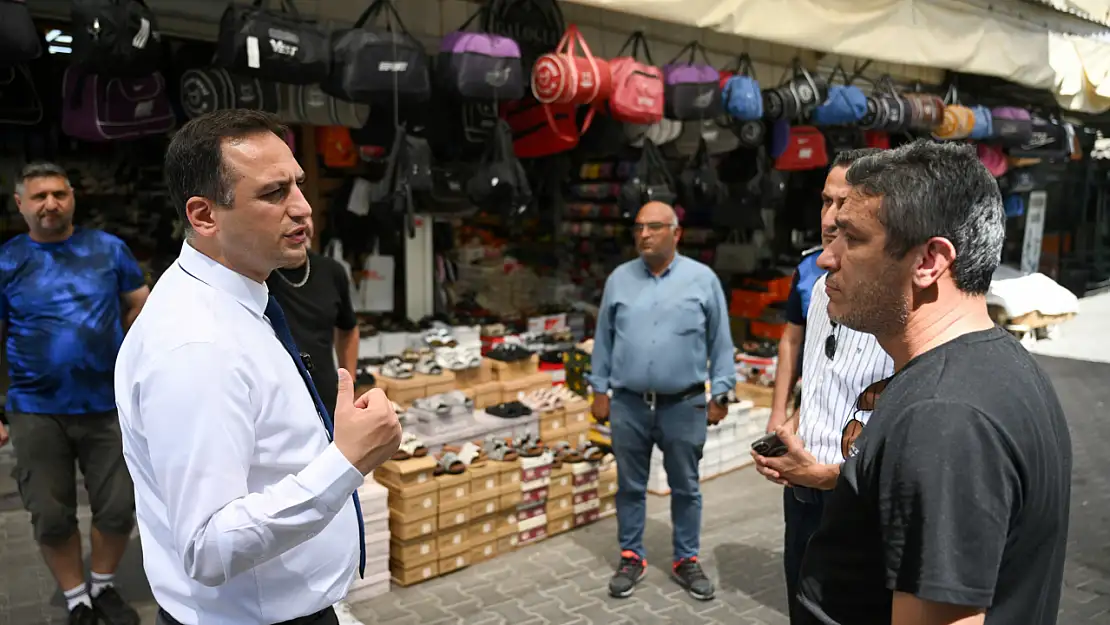 Çamdibi Pazarı'na yakın mercek! Başkan sahada