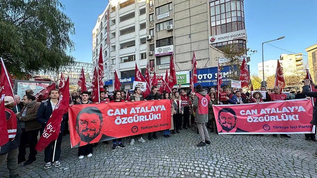 Can Atalay'ın tutukluluğu protesto edildi!