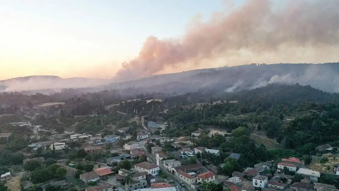 Çanakkale orman yangını kontrol altında