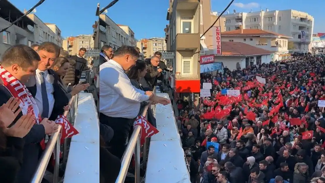 Cemil Tugay ilk mitingini gerçekleştirdi