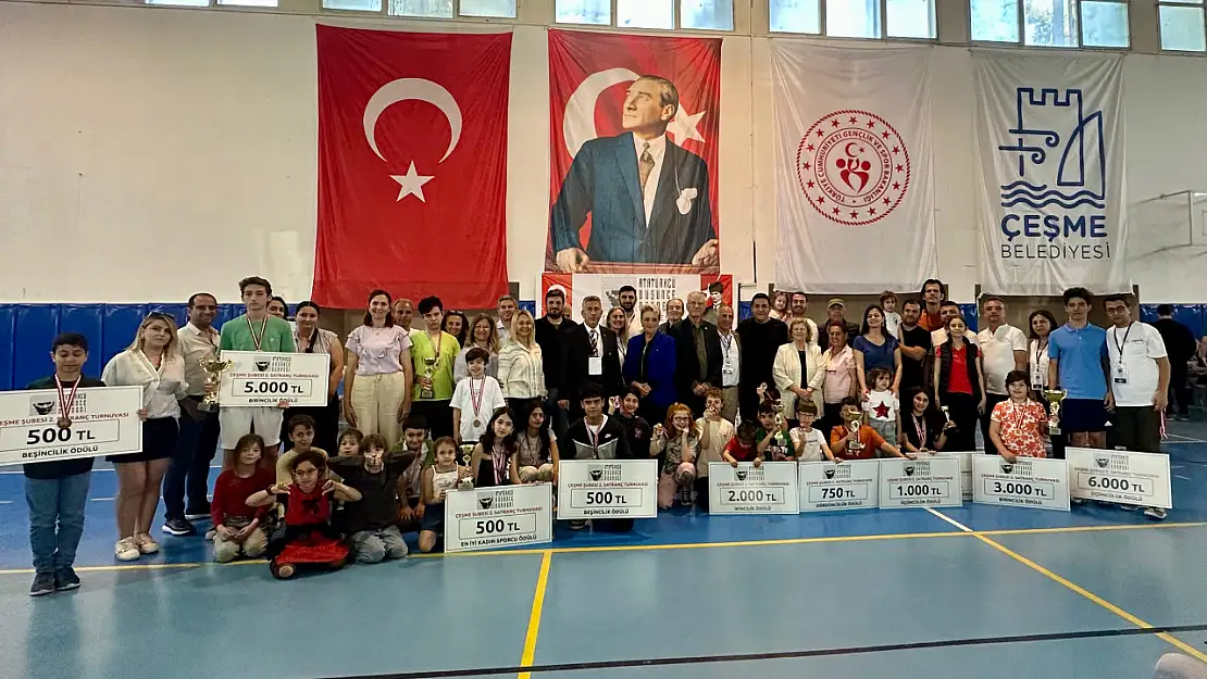 Çeşme ADD'nin 2. Satranç Turnuvası ödül töreniyle tamamlandı