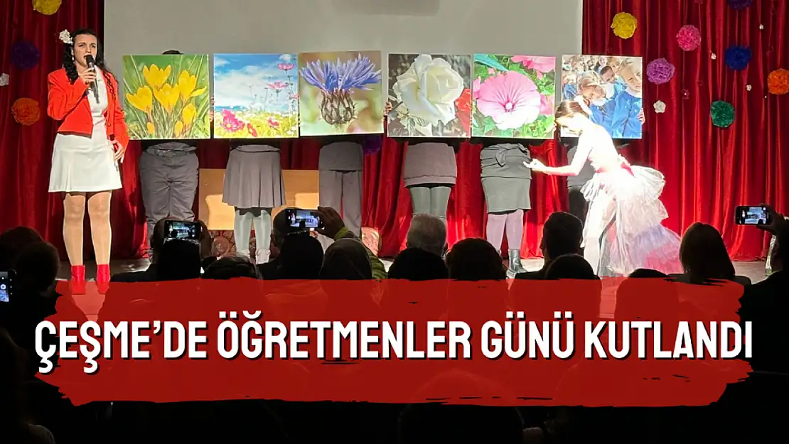 Çeşme'de Öğretmenler Günü kutlandı