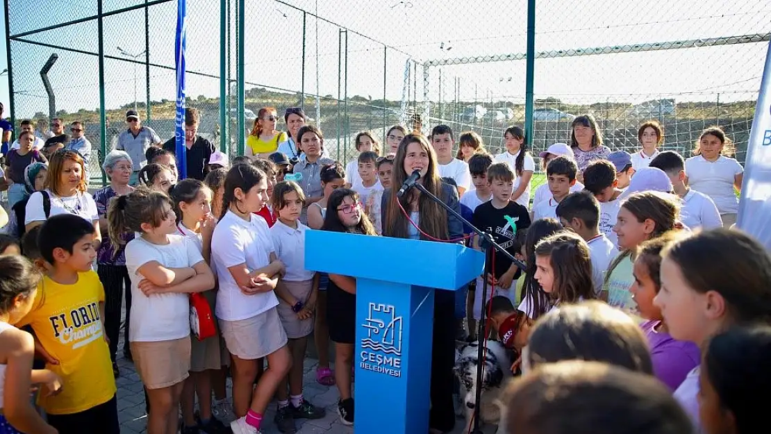 Çeşme Ildırı’ya Çocuk Oyun Alanı ve Spor Kompleksi