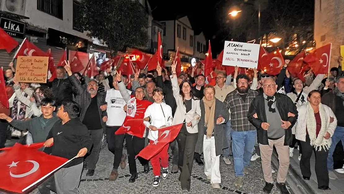 Çeşme, İmamoğlu için yürüdü!