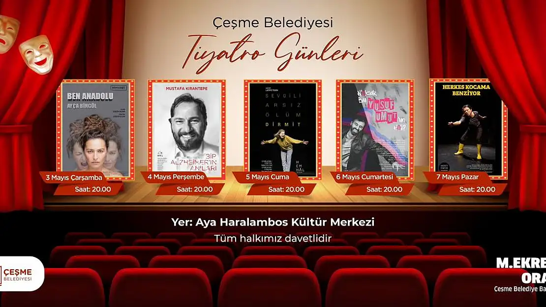 Çeşme'de Tiyatro Günleri başlıyor!