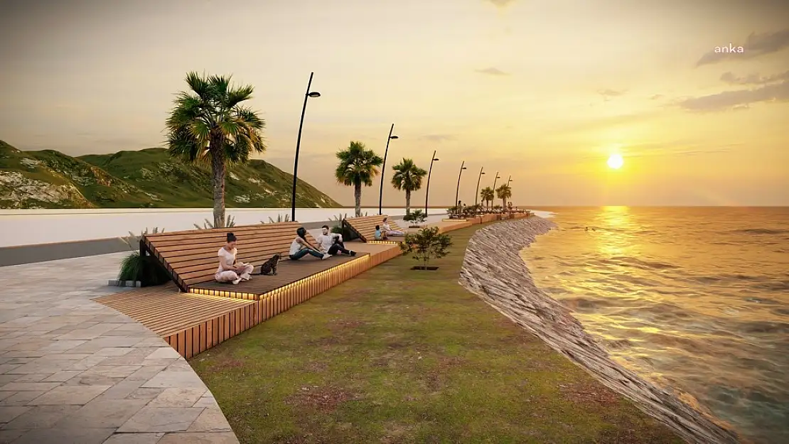 Çeşme’ye yeni sahil düzenlemesi ve güneşlenme terasları