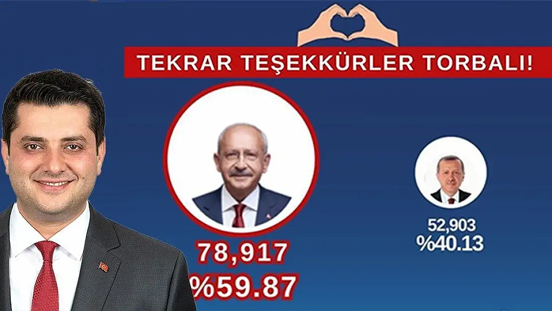 CHP ilçe başkanından Torbalı halkına teşekkür