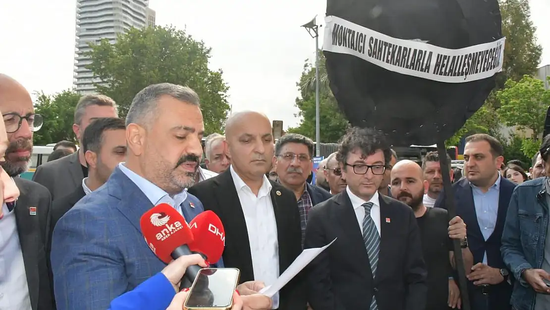 AK Parti İzmir’de ‘siyah çelenk’ gerginliği: CHP’ye polis engeli!