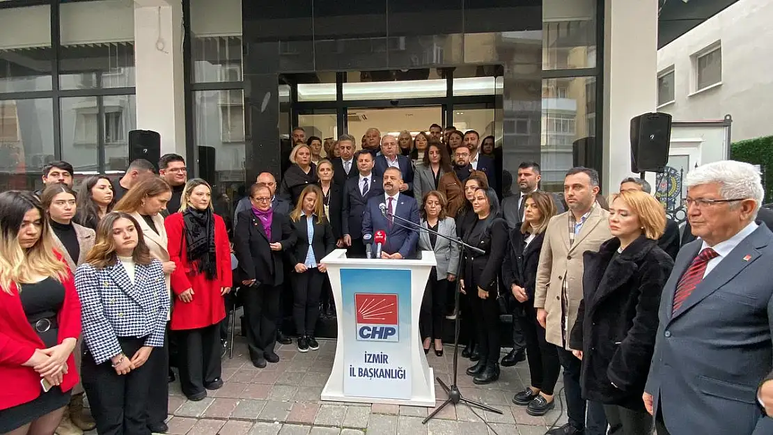 CHP İzmir İl Başkanı Aslanoğlu: Milletimiz yası kendi ilan etti!