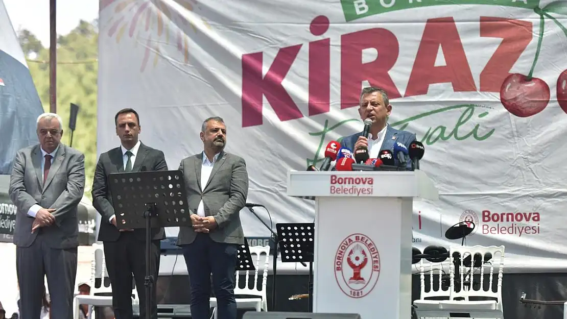 CHP Lideri Özel, Bornova Beşyol Kiraz Festivali’nde