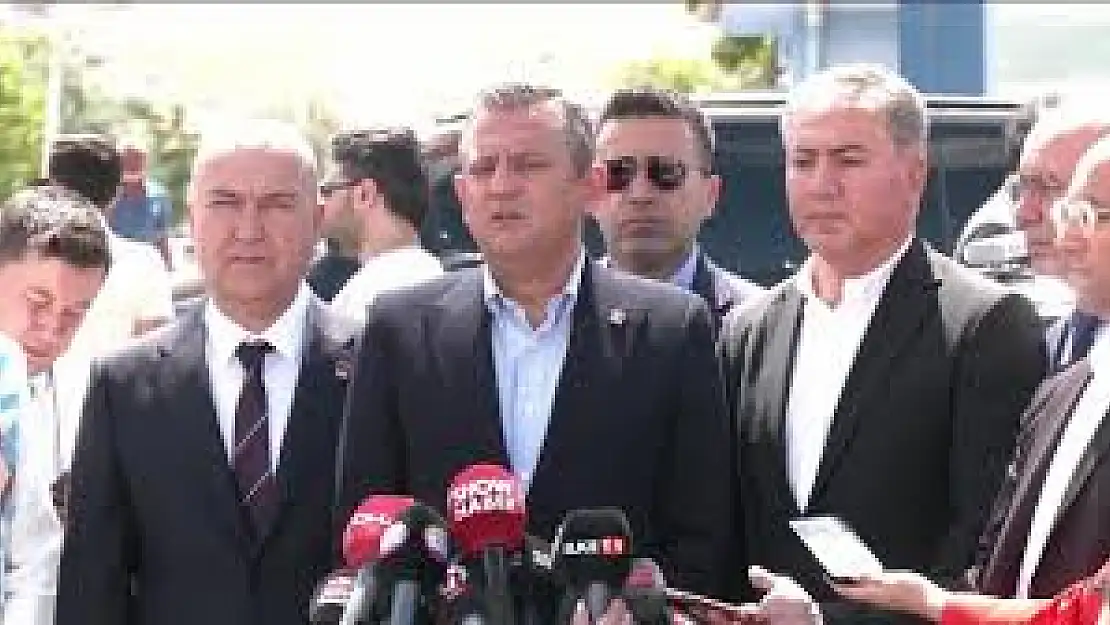 CHP lideri Özel, Sinan Ateş davasıyla ilgili konuştu